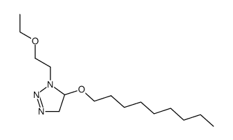 1-(2-ethoxy-ethyl)-5-nonyloxy-4,5-dihydro-1H-[1,2,3]triazole结构式