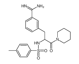 N(alpha)-tosyl-(3-amidinophenyl)alanine piperidide结构式