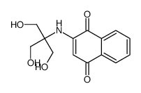 2-[[1,3-dihydroxy-2-(hydroxymethyl)propan-2-yl]amino]naphthalene-1,4-dione Structure