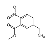 Benzoic acid, 5-(aminomethyl)-2-nitro-, methyl ester (9CI) picture