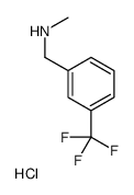 N-Methyl-1-[3-(trifluoromethyl)phenyl]methanamine hydrochloride ( 1:1)结构式