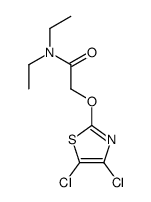 2-[(4,5-dichloro-2-thiazol-yl)oxy]-N,N-diethylacetamide结构式