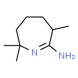 2H-Azepin-7-amine,3,4,5,6-tetrahydro-2,2,6-trimethyl-(9CI) structure