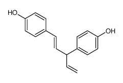 4-[(1Z)-1-(4-hydroxyphenyl)penta-1,4-dien-3-yl]phenol Structure