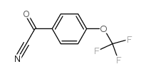 4-(trifluoromethoxy)benzoyl cyanide结构式