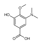 3-(dimethylamino)-5-hydroxy-4-methoxybenzoic acid Structure