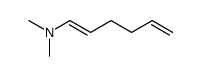 (E)-N,N-Dimethyl-1,5-hexadien-1-amin结构式