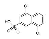 4,8-dichloro-naphthalene-2-sulfonic acid Structure