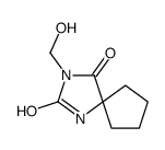 3-Hydroxymethyl-1,3-diazaspiro[4.4]nonane-2,4-dione structure