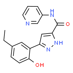 5-(5-ethyl-2-hydroxyphenyl)-N-(pyridin-3-yl)-1H-pyrazole-3-carboxamide picture