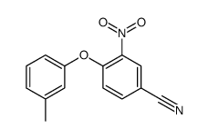 4-(3-methylphenoxy)-3-nitrobenzonitrile结构式