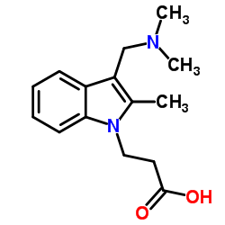 3-(3-DIMETHYLAMINOMETHYL-2-METHYL-INDOL-1-YL)-PROPIONIC ACID picture