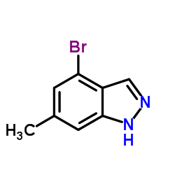 4-Bromo-6-methyl-1H-indazole Structure