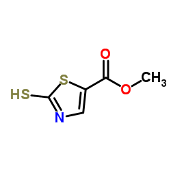 Methyl 2-Mercaptothiazole-5-carboxylate structure