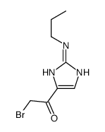 2-bromo-1-[2-(propylamino)-1H-imidazol-5-yl]ethanone Structure