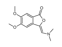 3-(dimethylaminomethylidene)-5,6-dimethoxy-2-benzofuran-1-one Structure