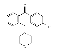 4'-BROMO-2-MORPHOLINOMETHYL BENZOPHENONE结构式