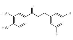 3-(3-CHLORO-5-FLUOROPHENYL)-3',4'-DIMETHYLPROPIOPHENONE picture