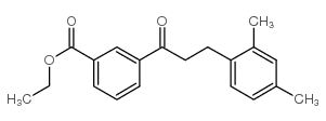 3'-CARBOETHOXY-3-(2,4-DIMETHYLPHENYL)PROPIOPHENONE Structure