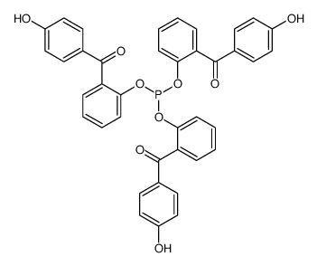 tris[2-(4-hydroxybenzoyl)phenyl] phosphite结构式