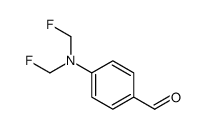 4-[bis(fluoromethyl)amino]benzaldehyde Structure