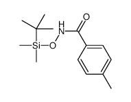 N-[tert-butyl(dimethyl)silyl]oxy-4-methylbenzamide Structure