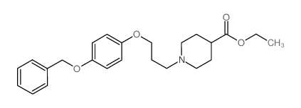 ETHYL 1-(3-(4-(BENZYLOXY)PHENOXY)PROPYL)PIPERIDINE-4-CARBOXYLATE picture