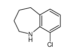 9-chloro-2,3,4,5-tetrahydro-1H-1-benzazepine Structure