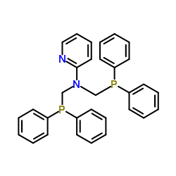 N,N-Bis[(diphenylphosphino)methyl]-2-pyridinamine结构式