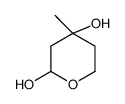 4-methyloxane-2,4-diol Structure