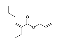 Allyl-α-ethyl-β-propylacrylat Structure