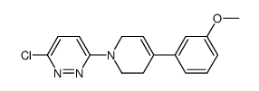 3-chloro-6-[3,6-dihydro-4-(3-methoxyphenyl)-1(2 H)-pyridinyl]pyridazine Structure