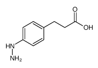 3-(4-hydrazinylphenyl)propanoic acid结构式