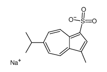 Sodium; 6-isopropyl-3-methyl-azulene-1-sulfonate Structure