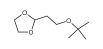 2-(2-tert-butoxyethyl)-1,3-dioxolane结构式