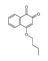 4-butoxy-1,2-naphthoquinone结构式