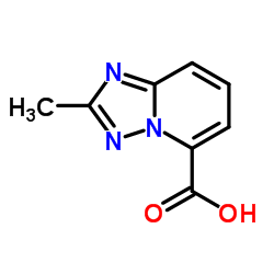 2-Methyl[1,2,4]triazolo[1,5-a]pyridine-5-carboxylic acid结构式