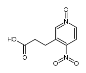 3-(4-nitro-1-oxy-[3]pyridyl)-propionic acid Structure