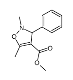 2,5-dimethyl-3-phenyl-4-carbomethoxy-4-isoxazoline结构式