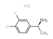 (S)-1-(4-氯-3-氟苯基)乙胺结构式