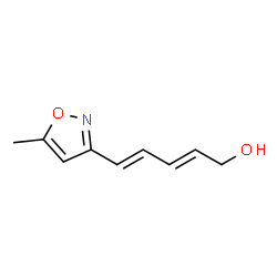 2,4-Pentadien-1-ol,5-(5-methyl-3-isoxazolyl)-(9CI)结构式