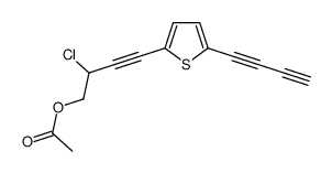 2-(4-acetoxy-3-chloro-1-butyn-1-yl)-5-(1,3-butadiyn-1-yl)thiophene picture