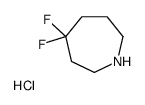 4,4-difluoroazepane hydrochloride structure