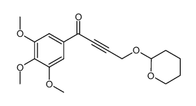 4-(Tetrahydro-pyran-2-yloxy)-1-(3,4,5-trimethoxy-phenyl)-but-2-yn-1-one Structure