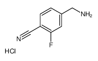 4-(aminomethyl)-2-fluorobenzonitrile,hydrochloride图片