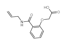 Acetic acid,2-[2-[(2-propen-1-ylamino)carbonyl]phenoxy]-结构式