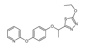 2-ethoxy-5-[1-(4-pyridin-2-yloxyphenoxy)ethyl]-1,3,4-thiadiazole Structure