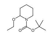 tert-butyl 2-ethoxypiperidine-1-carboxylate Structure