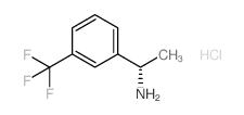 (S)-1-(3-(三氟甲基)苯基)乙胺盐酸盐结构式