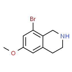 8-bromo-6-methoxy-1,2,3,4-tetrahydroisoquinoline structure